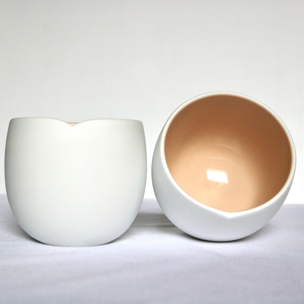 Set of 2 Nespresso Origin Grun Lungo Coffee Cups 270 ml India Mahdavi Porcelain